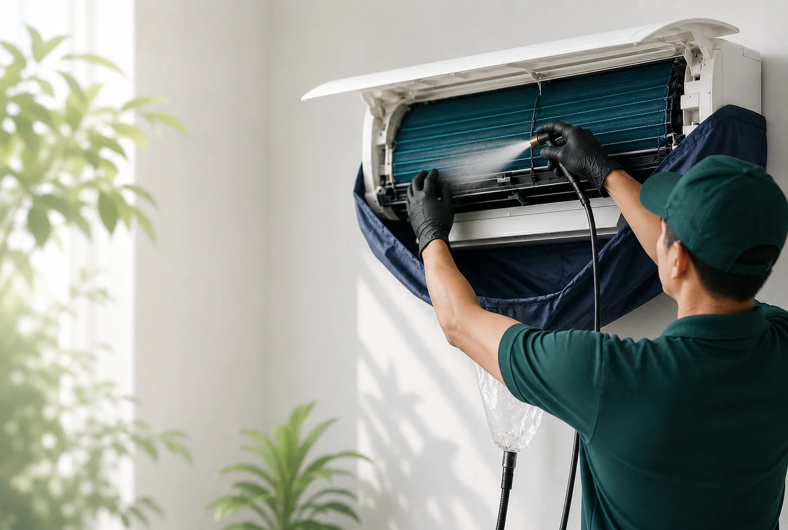 Professional aircon chemical overhaul service in Singapore
