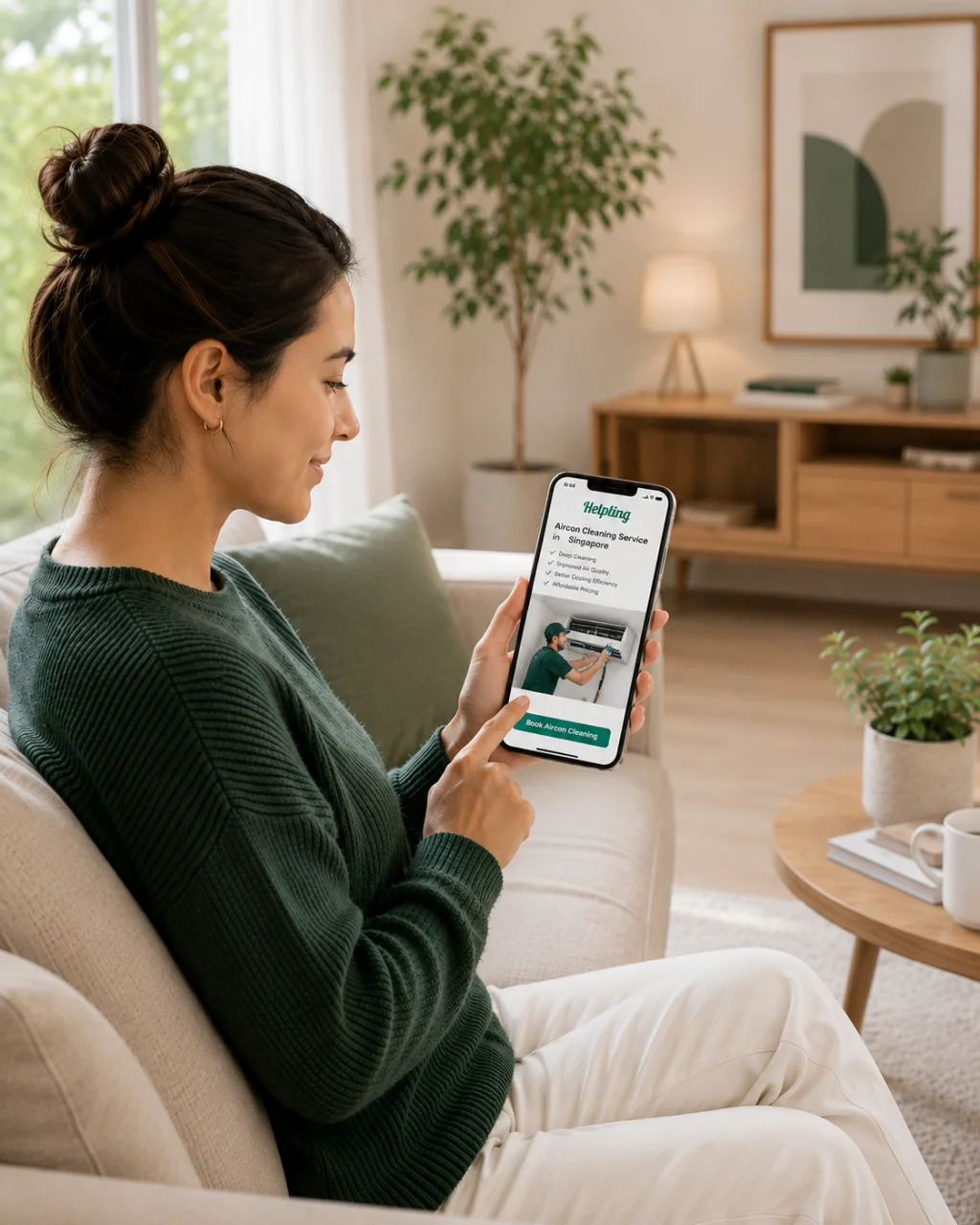 Find your Helpling aircon service provider in just a few clicks
