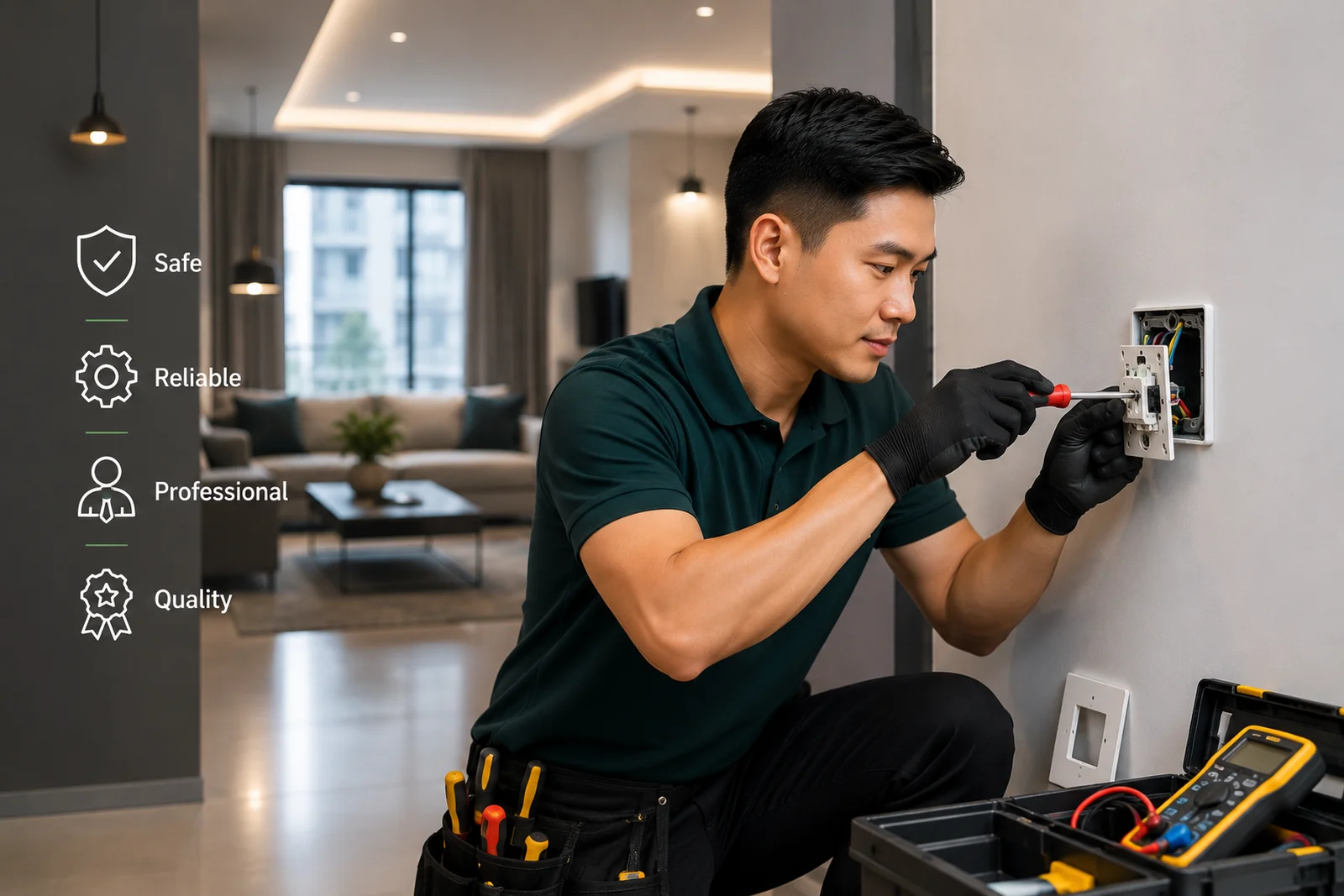 Professional electrical services in Singapore