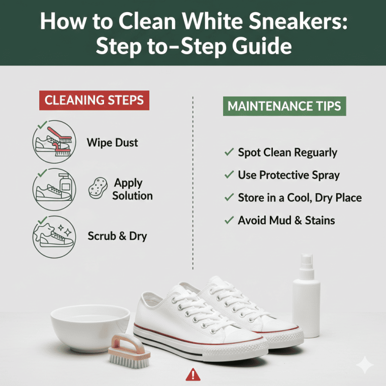 How to Clean White Sneakers Step-by-Step Guide