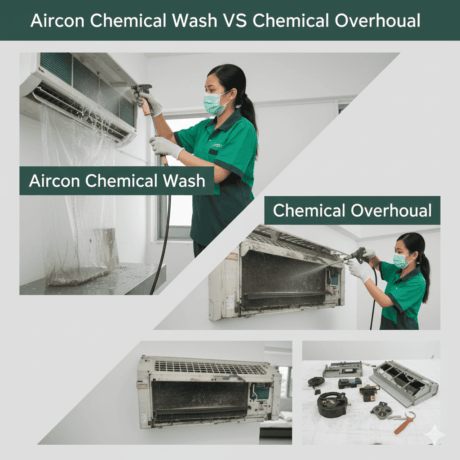 Aircon Chemical Wash VS Chemical Overhaul