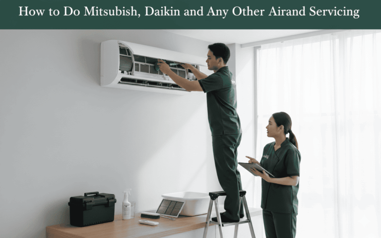 How to Do Mitsubishi, Daikin, LG and Any Other Aircon Brand Servicing