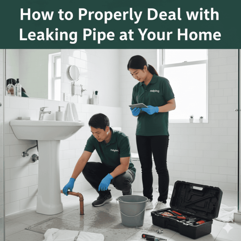 How to Properly Deal with Leaking Pipe at Your Home