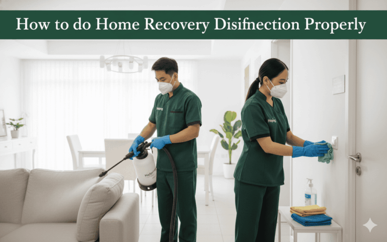 How to do Home Recovery Disinfection Properly