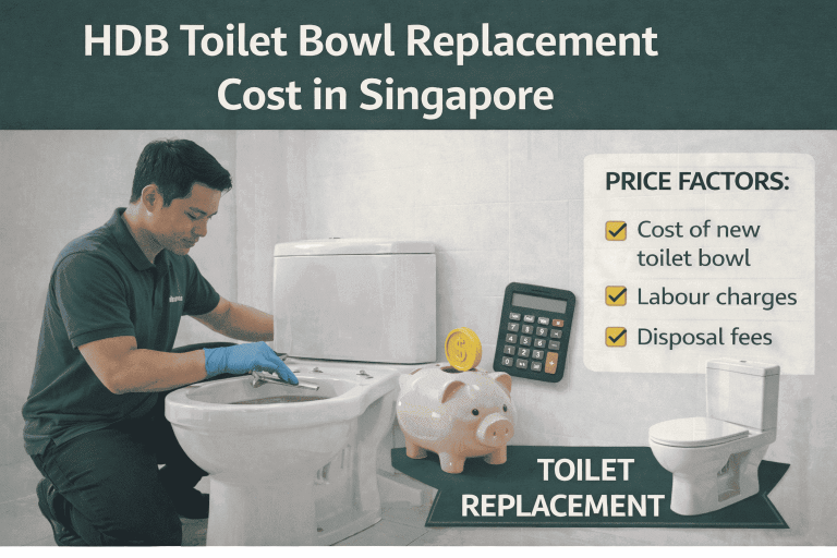 HDB Toilet Bowl Replacement Cost in Singapore 2026 Price Guide
