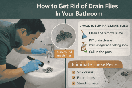 How to Get Rid of Drain Flies In Your Bathroom