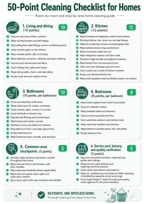 helpling-50-point-cleaning-checklist