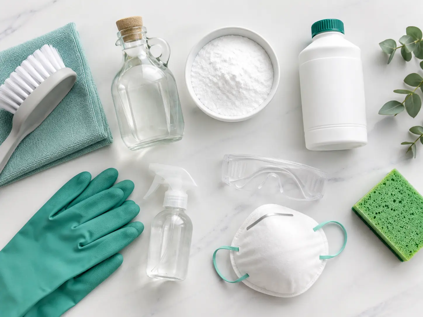 Three types of household mould: Stachybotrys, Aspergillus, Cladosporium